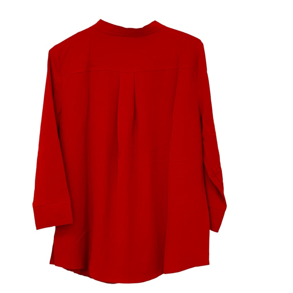 Chico’s flared tunic w/epaulettes & scarf - Picture 4 of 7